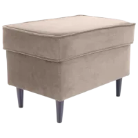 Fotoliu moale Signal Ron Velvet Beige / Stofă 