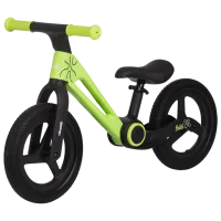 Bicicletă fără pedale Chipolino Fold X  Metal / Green Black