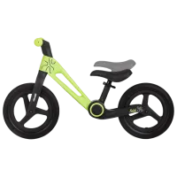 Bicicletă fără pedale Chipolino Fold X Metal / Green Black photo 3