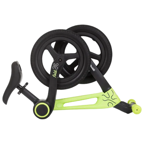 Bicicletă fără pedale Chipolino Fold X  Metal / Green Black photo 4 Bicicletă fără pedale Chipolino Fold X  Metal / Green Black photo 4
