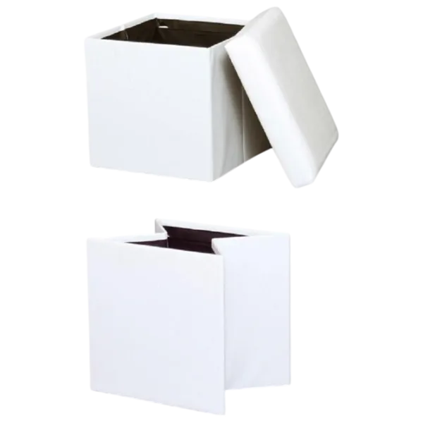 Fotoliu moale Mobhaus Tela New White / Piele eco  photo 2