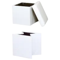 Fotoliu moale Mobhaus Tela New White / Piele eco photo 2