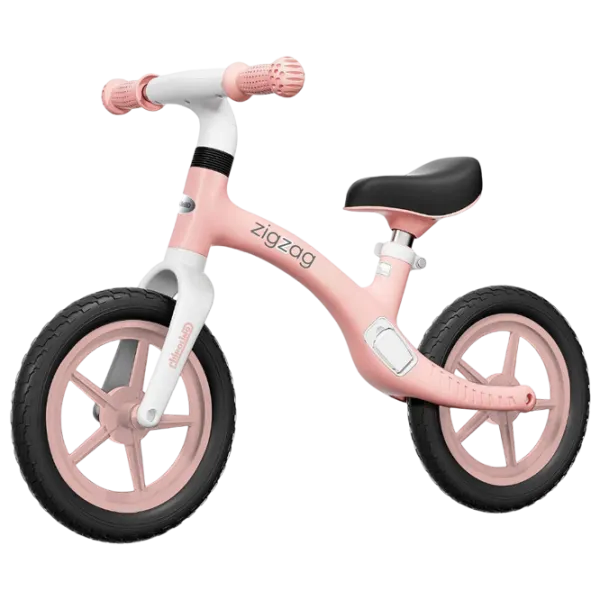Bicicletă fără pedale Chipolino Zig Zag 12"  Metal / Pink White photo 1 Bicicletă fără pedale Chipolino Zig Zag 12"  Metal / Pink White photo 1