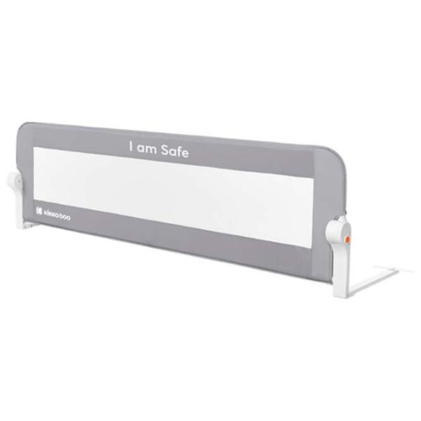 Barieră pentru pătuț KikkaBoo I am Safe Grey / Poliester photo 1