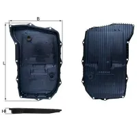 Фильтр автоматической коробки передач Mahle HX 255 photo 5
