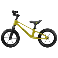 Bicicletă fără pedale KinderKraft Eter Polimer / Lime Black photo 3