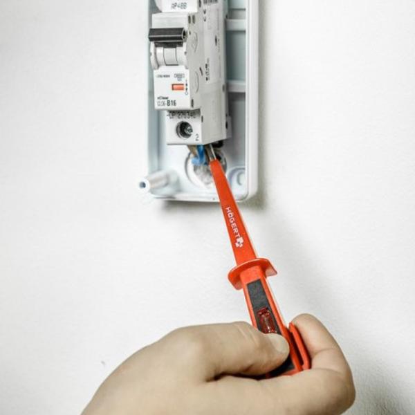 Индикатор напряжения Hoegert HT1S981 Металл / 100 - 500 B photo 2