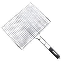 Plasă pentru grătar BBQ SC00768 Oțel inoxidabil / 400 x 300 mm