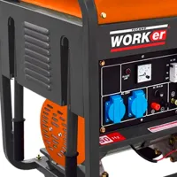 Generator de curent Technoworker DG-5KW-ATS 230 V Motorină / 5 kW photo 2