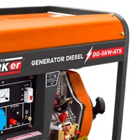 Generator de curent Technoworker DG-5KW-ATS 230 V Motorină / 5 kW photo 4