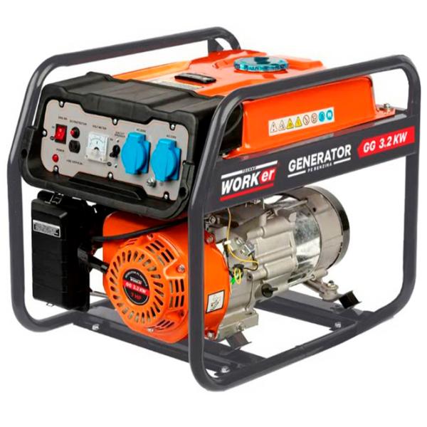 Генератор Technoworker GG 3.2 KW 220 В Бензин / 3.2 кВт photo 1