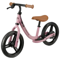 Беговел KinderKraft Space 12"  Сталь / Розовый Темный