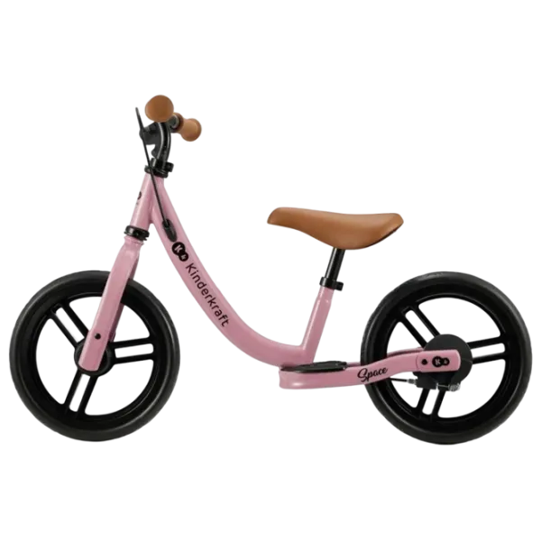 Беговел KinderKraft Space 12"  Сталь / Розовый Темный photo 2 Беговел KinderKraft Space 12"  Сталь / Розовый Темный photo 2