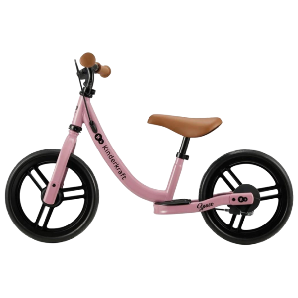 Беговел KinderKraft Space 12"  Сталь / Розовый Темный photo 2 Беговел KinderKraft Space 12"  Сталь / Розовый Темный photo 2