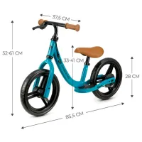 Bicicletă fără pedale KinderKraft Space 12" Oțel / Pink Dark photo 5