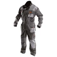 Costum de lucru unisex Wokin 452602  / Black-Gray