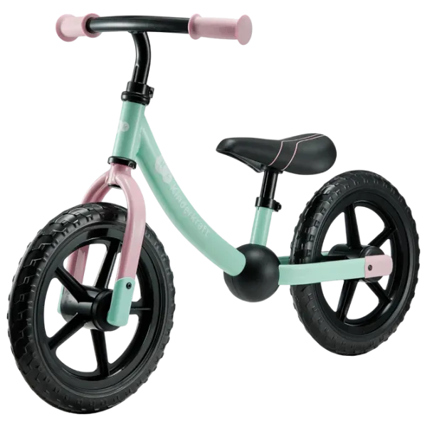 Bicicletă fără pedale KinderKraft 2Way Next 11" 11" Metal / Mint Pink photo 1 Bicicletă fără pedale KinderKraft 2Way Next 11" 11" Metal / Mint Pink photo 1