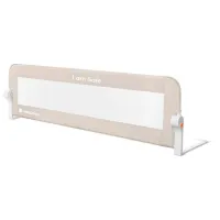 Барьер для кроватки KikkaBoo I am Safe Бежевый / Полиэстер