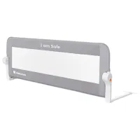 Барьер для кроватки KikkaBoo I am Safe Grey / Полиэстер