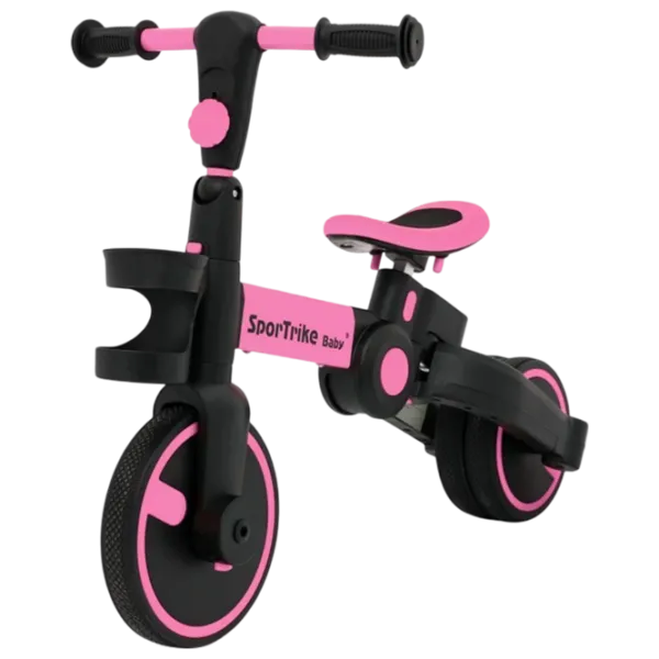 Беговел Ramiz Happy Bike Sportrike  Сталь / Розовый Черный photo 3