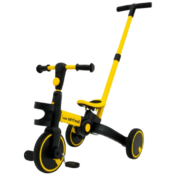 Bicicletă fără pedale Ramiz Happy Bike Sportrike  Oțel / Yellow Black photo 1 Bicicletă fără pedale Ramiz Happy Bike Sportrike  Oțel / Yellow Black photo 1