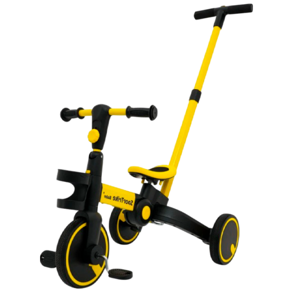 Bicicletă fără pedale Ramiz Happy Bike Sportrike  Oțel / Yellow Black photo 1 Bicicletă fără pedale Ramiz Happy Bike Sportrike  Oțel / Yellow Black photo 1