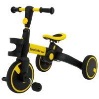 Bicicletă fără pedale Ramiz Happy Bike Sportrike Oțel / Yellow Black photo 2