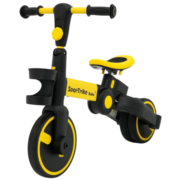 Bicicletă fără pedale Ramiz Happy Bike Sportrike  Oțel / Yellow Black photo 3 Bicicletă fără pedale Ramiz Happy Bike Sportrike  Oțel / Yellow Black photo 3