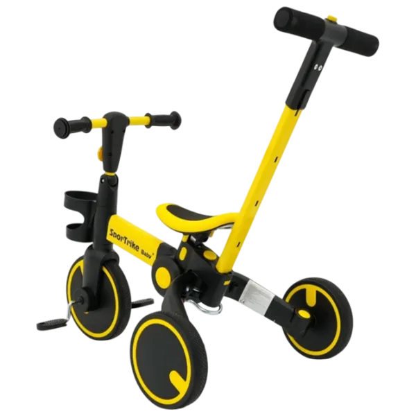 Bicicletă fără pedale Ramiz Happy Bike Sportrike  Oțel / Yellow Black photo 6 Bicicletă fără pedale Ramiz Happy Bike Sportrike  Oțel / Yellow Black photo 6