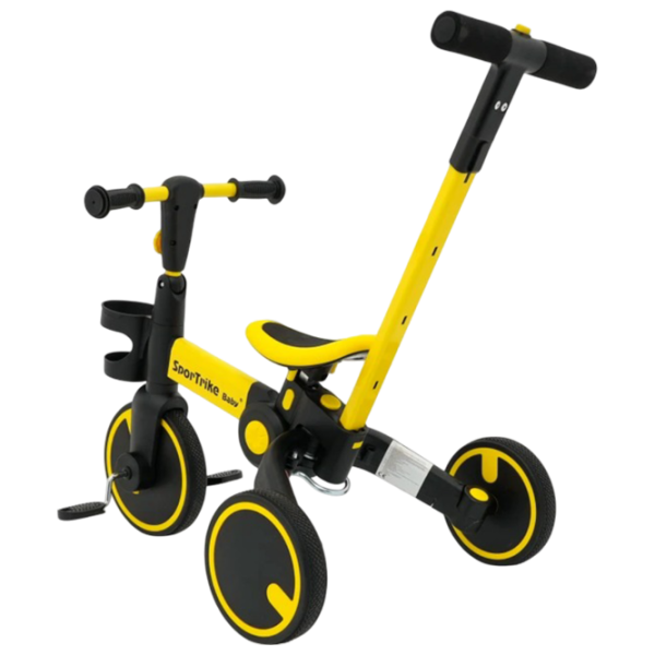 Bicicletă fără pedale Ramiz Happy Bike Sportrike  Oțel / Yellow Black photo 6 Bicicletă fără pedale Ramiz Happy Bike Sportrike  Oțel / Yellow Black photo 6
