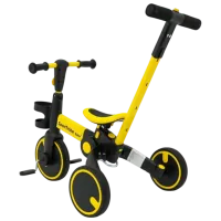 Bicicletă fără pedale Ramiz Happy Bike Sportrike Oțel / Yellow Black photo 6