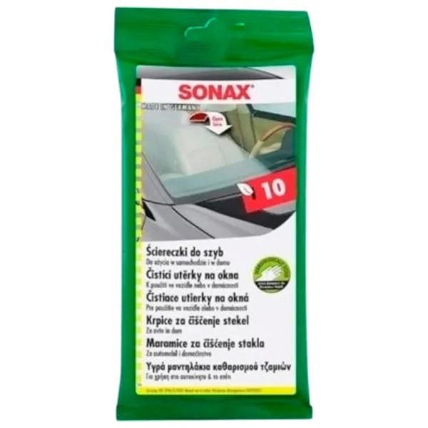 Șervețele umede Sonax 415000 Plastic / pentru curățarea suprafețelor de sticlă photo 1