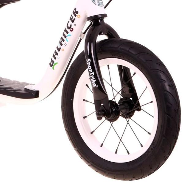 Bicicletă fără pedale SportTrike Balancer 12" 12" Oțel / White Black photo 5 Bicicletă fără pedale SportTrike Balancer 12" 12" Oțel / White Black photo 5