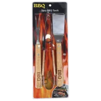 Set pentru grătar BBQ SC01030 Oțel inoxidabil / Wood