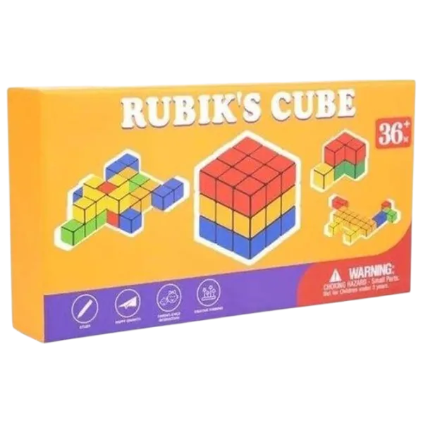 Развивающий набор Insportline Rubik-Cube 3+/ Логическая игра photo 1