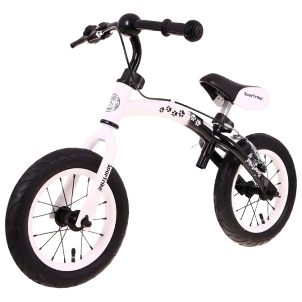 Bicicletă fără pedale SportTrike BOOMERANG 12" 12" Oțel / White Black photo 3 Bicicletă fără pedale SportTrike BOOMERANG 12" 12" Oțel / White Black photo 3
