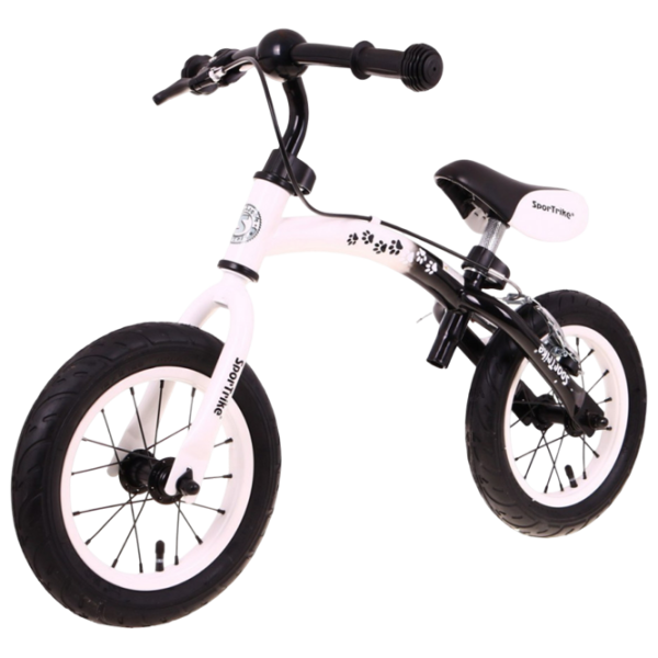 Bicicletă fără pedale SportTrike BOOMERANG 12" 12" Oțel / White Black photo 3 Bicicletă fără pedale SportTrike BOOMERANG 12" 12" Oțel / White Black photo 3