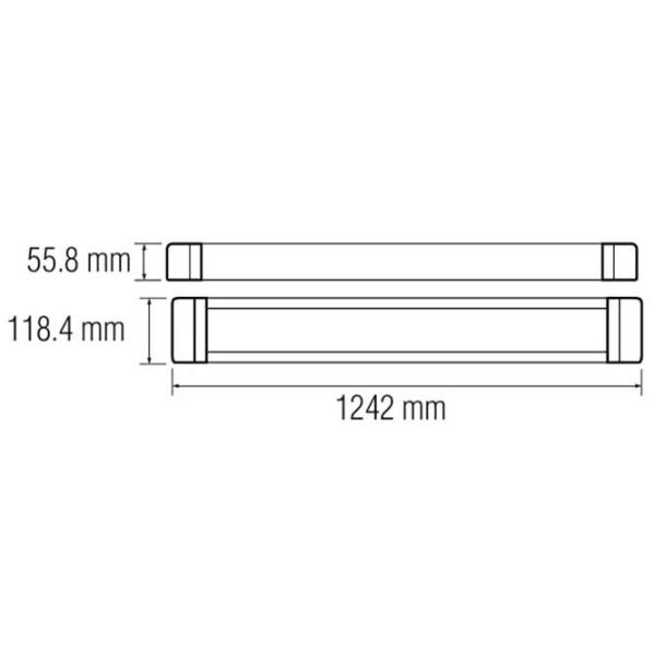 Corp de iluminat LED Horoz OKYANUS-72 LED / White photo 4