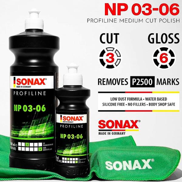 Полироль Sonax NP 03-06 Пластик / Для полировки photo 2
