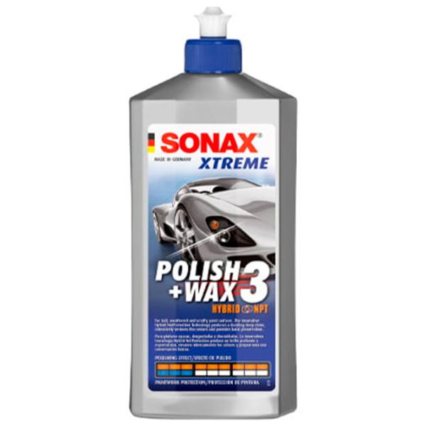 Полироль Sonax Xtreme №3 Hybrid NPT Пластик / для полировки воском photo 1