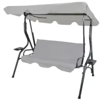 Садовые качели GardenLine KRE5422 () Серый / 