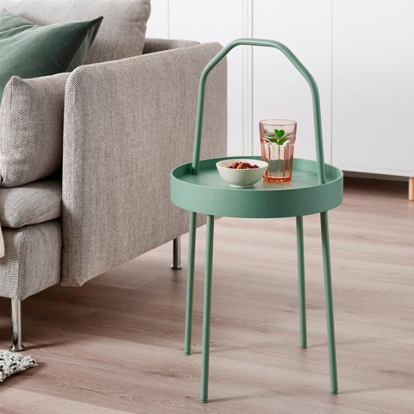 Сервировочный столик Ikea Burvik  Круглая / Металл photo 2