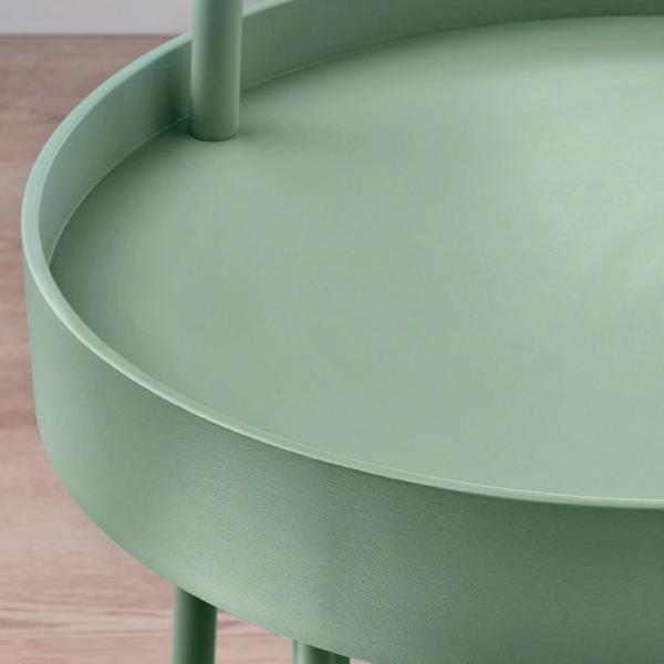 Сервировочный столик Ikea Burvik  Круглая / Металл photo 3
