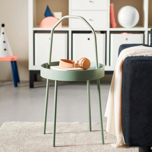 Сервировочный столик Ikea Burvik  Круглая / Металл photo 7