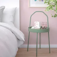 Сервировочный столик Ikea Burvik Круглая / Металл photo 9