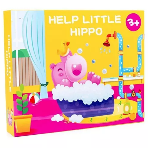 Развивающий набор Insportline Help Little Hippo 3+/ Логическая игра photo 1