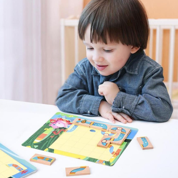 Развивающий набор Insportline Help Little Hippo 3+/ Логическая игра photo 2