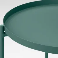 Сервировочный столик Ikea Gladom Круглая / Cталь photo 2