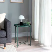 Сервировочный столик Ikea Gladom Круглая / Cталь photo 3