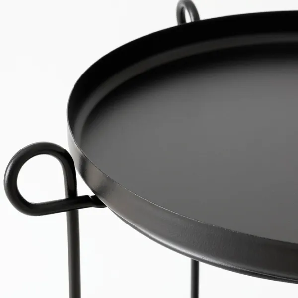 Măsuță de servire Ikea Livelycke  Rotundă / Oțel photo 6